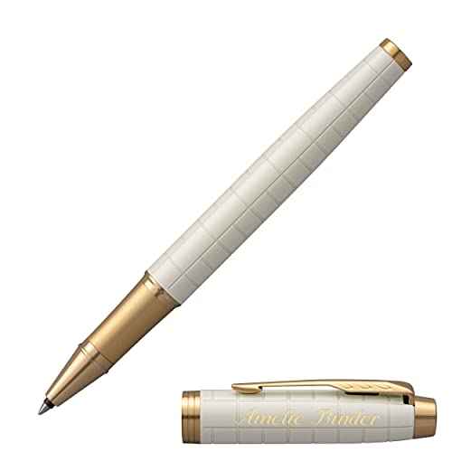 PARKER Rollerball IM Premium Pearl GT 2143646 mit Laser-Gravur von PARKER