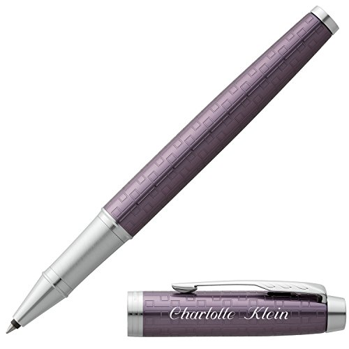 PARKER Tintenroller IM PREMIUM Dark Violett C.C. 1931639 mit persönlicher Laser-Gravur von PARKER