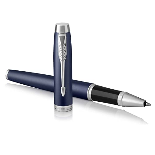 Parker IM Tintenroller | Matte Blue | feine Spitze | Schwarz | Geschenkbox von PARKER