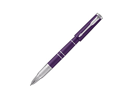 Parker Ingenuity-Tintenschreiber (Modell „Deluxe“) mit 5th-Technologie in Blauviolett mit mittlerer Spitze sowie Ersatzmine mit schwarzer Tinte (1931460) von PARKER