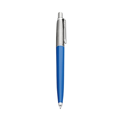 Parker Jotter Originals Kugelschreiber | Klassisches Blau | Mittlere Spitze | Blau Tinte, 1 Stück (1er Pack) von PARKER