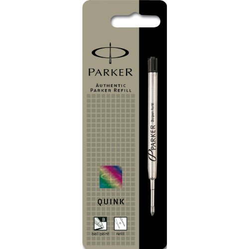 Parker Kugelschreibermine QUINK 1er Blister, Strichstärke B Schreibfarbe schwarz von PARKER