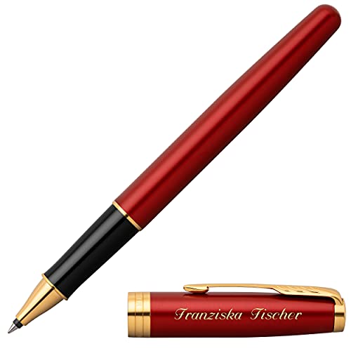 Parker Tintenroller Sonnet Red Lacquer G.C. 1931475 mit Laser-Gravur von PARKER