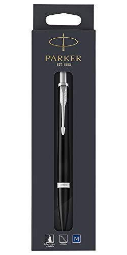Parker Urban Kugelschreiber | Muted Black mit Chromzierteilen | mittlere Spitze | Blaue Tinte | Blister-Verpackung Parker Urban Kugelschreiber | Muted Black mit Chromzierteilen | mittlere Spitze | Blaue Tinte | Blister-Verpackung von PARKER