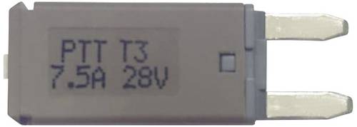 PARTS PTT Circuit Breaker Mini, type 3. Manual Reset, 7,5A C001-102-0062 Kfz Standard Flachsicherung von PARTS PTT