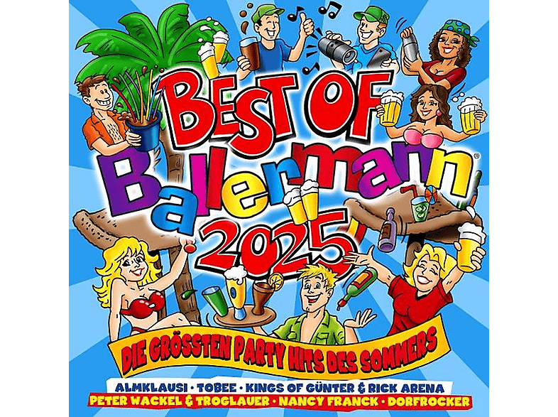 VARIOUS - Best Of Ballermann 2025-Die Grössten Party Hits (CD) von PARTYKÖNIG