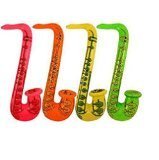 Partyrama Aufblasbares Saxophon, 75 cm, 2 Stück von PARTYRama