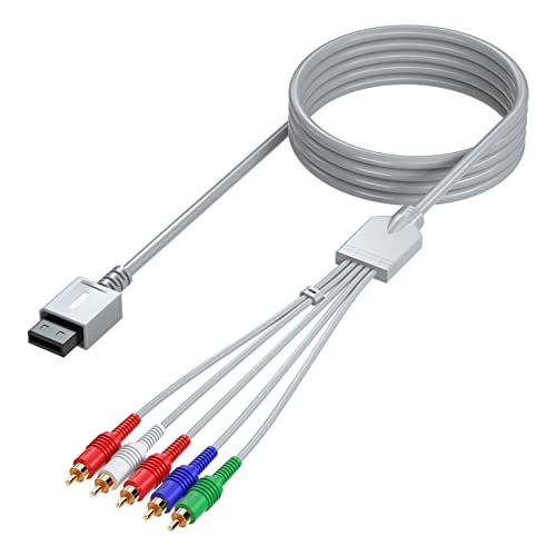 6 Fuß Component 5RCA YPbPr HD Kabel kompatibel mit Nintendo Wii/Wii U zu HDTV-EDTV (HD 480P) von PARUIEN