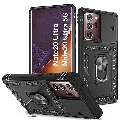 PASNEW Schutzhülle für Galaxy Note20 Ultra 5G, Kamera-Abdeckung, Schiebehülle und Metallständer, militärische, robuste, stoßfeste Hartschale für Samsung Note 20Ultra, Ganzkörperhülle, Schwarz PASNEW Schutzhülle für Galaxy Note20 Ultra 5G, Kamera-Abdeckung, Schiebehülle und Metallständer, militärische, robuste, stoßfeste Hartschale für Samsung Note 20Ultra, Ganzkörperhülle, Schwarz von PASNEW