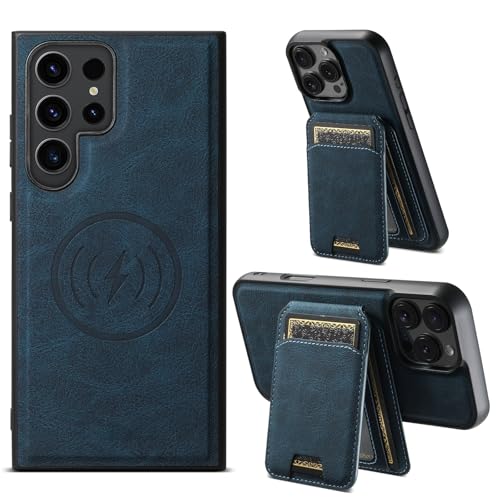 PASNEW Schutzhülle für Samsung S24 Ultra mit Kartenhalter, kompatibel mit kabellosem Laden, Leder, stoßfest, magnetische Hartschale für Samsung S24Ultra, nicht für S-Stift PASNEW Schutzhülle für Samsung S24 Ultra mit Kartenhalter, kompatibel mit kabellosem Laden, Leder, stoßfest, magnetische Hartschale für Samsung S24Ultra, nicht für S-Stift von PASNEW