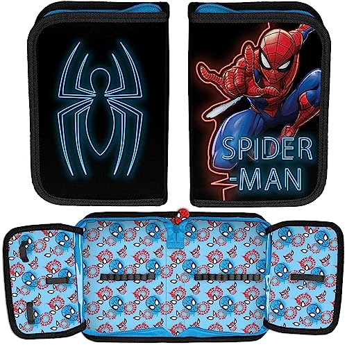 Paso Marvel Spiderman Folding Pencil Case without Accessories, black von PASO