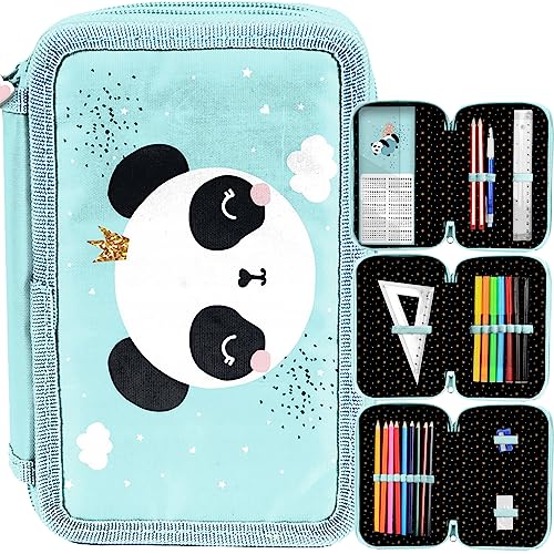 Paso PP23PQ-023, Mäppchen Panda, Multicolor von PASO