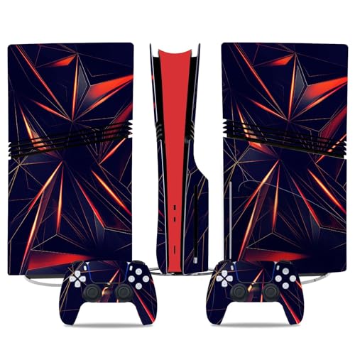 Kratzfest Für PS5 Pro Skin Disc Edition & Für PS5 Pro Skin Digital Edition Konsole Und Controller Vinyl Cover Skins Wraps Kratzfest Kompatibel 09785 Keine Schaumbildung(Digital Edition) von PASPRT