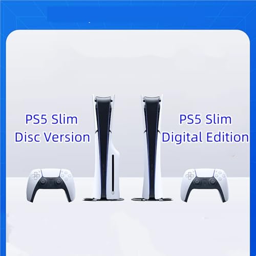 Kratzfest Für PS5 Pro Skin Disc Edition & Für PS5 Pro Skin Digital Edition Konsole Und Controller Vinyl Cover Skins Wraps Kratzfest Kompatibel 17143 Keine Schaumbildung(Digital Edition) von PASPRT