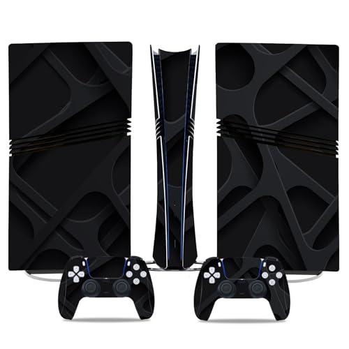Kratzfest Für PS5 Pro Skin Disc Edition & Für PS5 Pro Skin Digital Edition Konsole Und Controller Vinyl Cover Skins Wraps Kratzfest Kompatibel 47136 Keine Schaumbildung(Digital Edition) von PASPRT