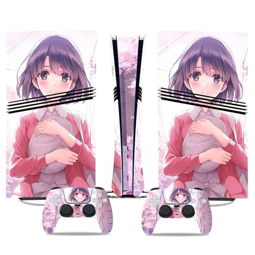 Kratzfest Für PS5 Pro Skin Disc Edition & Für PS5 Pro Skin Digital Edition Konsole Und Controller Vinyl Cover Skins Wraps Kratzfest Kompatibel 51332 Keine Schaumbildung(Digital Edition) von PASPRT