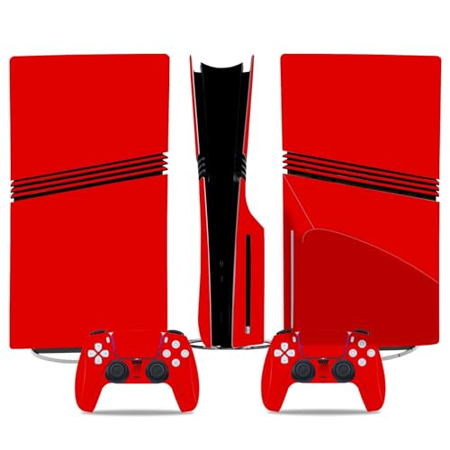 Kratzfest Für PS5 Pro Skin Disc Edition & Für PS5 Pro Skin Digital Edition Konsole Und Controller Vinyl Cover Skins Wraps Kratzfest Kompatibel 61627 Keine Schaumbildung(Digital Edition) von PASPRT