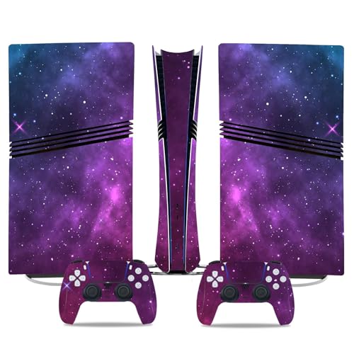 Kratzfest Für PS5 Pro Skin Disc Edition & Für PS5 Pro Skin Digital Edition Konsole Und Controller Vinyl Cover Skins Wraps Kratzfest Kompatibel 98859 Keine Schaumbildung(Digital Edition) von PASPRT