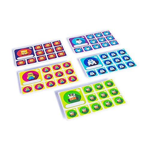 PATboard Scrum Board und Kanban Board Team Icon Set - Cartoons - 5er Set - nanocups für Glas Icons von PATBOARD