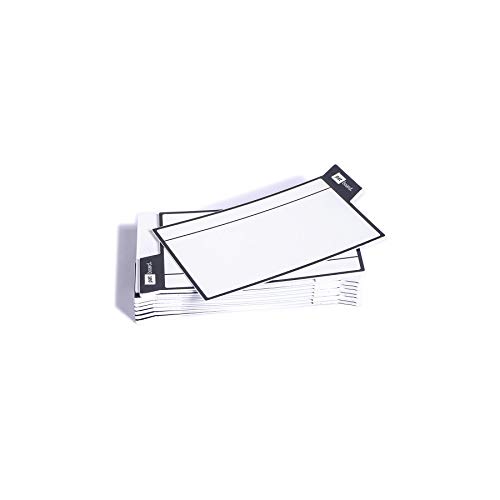 PATboard Scrum Board und Kanban Tafel - 16 Task Cards - Haftnotizen mit nanocups® für Glas - Schwarz von PATBOARD