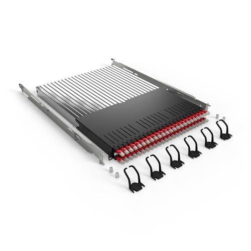PATCHBOX Plus+ Cat.6a (STP, Schwarz, 1.8m / 30RU) für Server, Rackmontage aus Kohlenstoffstahl von PATCHBOX
