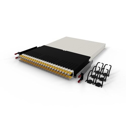 Patchbox ONE 30 RU Cat.6a - 24-Port Patchpanel mit einziehbarem Kabelmanagementsystem für 48.3 cm Racks, inklusive flachen 10GB Kabeln und Kassetten, einfache Netzwerkserver-Setup (STP, Gelb, 1,8m Patchbox ONE 30 RU Cat.6a - 24-Port Patchpanel mit einziehbarem Kabelmanagementsystem für 48.3 cm Racks, inklusive flachen 10GB Kabeln und Kassetten, einfache Netzwerkserver-Setup (STP, Gelb, 1,8m von PATCHBOX