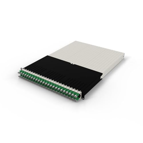 Patchbox ONE 30 RU Cat.6a Patchpanel 24 Port mit einziehbarem Kabelmanagementsystem für 19 Zoll Racks, inklusive 10 GB UTP-Flachkabel und Kassetten, einfache Konfiguration des Patchbox ONE 30 RU Cat.6a Patchpanel 24 Port mit einziehbarem Kabelmanagementsystem für 19 Zoll Racks, inklusive 10 GB UTP-Flachkabel und Kassetten, einfache Konfiguration des von PATCHBOX