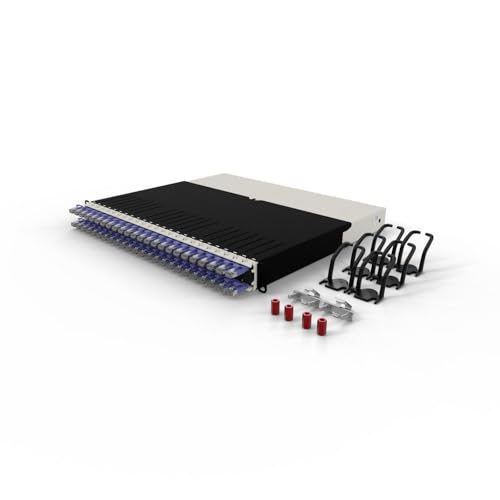 Patchbox ONE 8 RU Cat.6a - 24-Port Patchpanel mit einziehbarem Kabelmanagementsystem für 48.3 cm Racks, inklusive flachen 10GB Netzwerkkabeln, einfache Netzwerk- und Server-Rack-Einrichtung (STP Patchbox ONE 8 RU Cat.6a - 24-Port Patchpanel mit einziehbarem Kabelmanagementsystem für 48.3 cm Racks, inklusive flachen 10GB Netzwerkkabeln, einfache Netzwerk- und Server-Rack-Einrichtung (STP von PATCHBOX