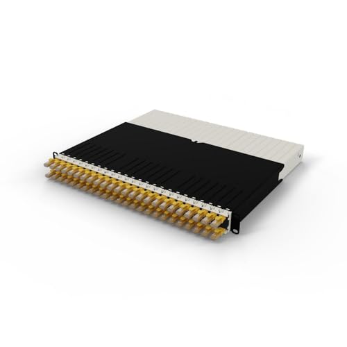 Patchbox ONE 8 RU Cat.6a - 24-Port Patchpanel mit einziehbarem Kabelmanagementsystem für 48.3 cm Racks, inklusive flachen 10GB Netzwerkkabeln, einfache Netzwerk- und Server-Rack-Einrichtung (UTP, Gelb Patchbox ONE 8 RU Cat.6a - 24-Port Patchpanel mit einziehbarem Kabelmanagementsystem für 48.3 cm Racks, inklusive flachen 10GB Netzwerkkabeln, einfache Netzwerk- und Server-Rack-Einrichtung (UTP, Gelb von PATCHBOX