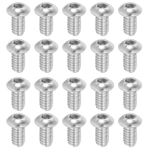 PATIKIL 1/4-20x1/2" Linsenkopfschrauben mit Innensechskant, 20 Stück 304 Edelstahl 18-8 Schrauben Bolzen Allen Sechskant Antrieb Vollgewinde Feingewinde UNC PATIKIL 1/4-20x1/2" Linsenkopfschrauben mit Innensechskant, 20 Stück 304 Edelstahl 18-8 Schrauben Bolzen Allen Sechskant Antrieb Vollgewinde Feingewinde UNC von PATIKIL