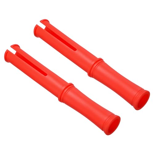 PATIKIL 10" Schrumpffolien Handgriff 2Stk Stretchfolie Abspender Dehnfolie Spender Klein Hand Dispenser Saver für 1.5" Kern Möbel Umhüllung Umzug Verpackung Lagerräume Rot von PATIKIL