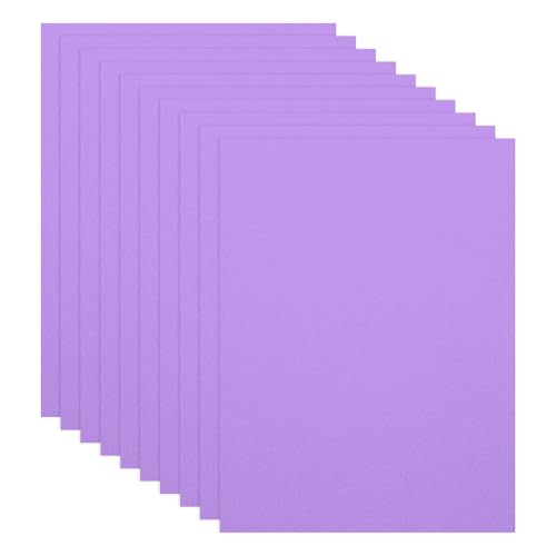 PATIKIL 10 Stück Hellviolette EVA-Schaumstoffplatten, 11,8 x 7,87 Zoll 1 mm dicke Schaumstoffplatten für Bastelarbeiten Flexible DIY Handwerk Scrapbooking Kunstbedarf von PATIKIL