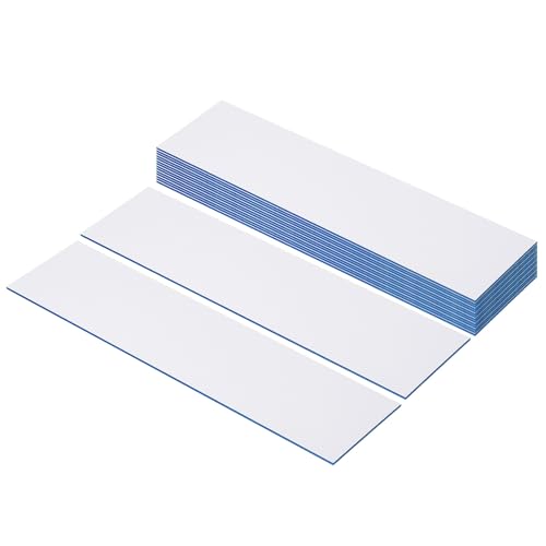 PATIKIL 10"x2" Leer Namensschilder, 16Stück Benutzerdefinierte Gravierte Namensschild Rechteck Lasergravur Rohlinge für Personalisierte Namensschilder Bürotür DIY Malzubehör, Weiß, Blau PATIKIL 10"x2" Leer Namensschilder, 16Stück Benutzerdefinierte Gravierte Namensschild Rechteck Lasergravur Rohlinge für Personalisierte Namensschilder Bürotür DIY Malzubehör, Weiß, Blau von PATIKIL