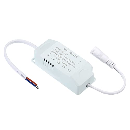 PATIKIL 12-18W 300mA LED-Treiber 3Pack AC 85-265V Ausgang 36-63V DC Buchse Anschluß Konstantstrom Gleichrichter Transformator Externe Stromversorgung Weiß PATIKIL 12-18W 300mA LED-Treiber 3Pack AC 85-265V Ausgang 36-63V DC Buchse Anschluß Konstantstrom Gleichrichter Transformator Externe Stromversorgung Weiß von PATIKIL