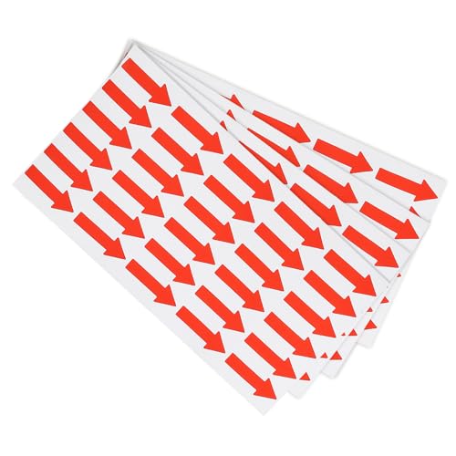 PATIKIL 120 Stück Kleiner Pfeil Aufkleber Kleine Pfeilschild Aufkleber 30 x 12 mm, Farbcodierungsschild für Gasfluss Richtung Inspektion Fehlermarkierung Markierung, Rot PATIKIL 120 Stück Kleiner Pfeil Aufkleber Kleine Pfeilschild Aufkleber 30 x 12 mm, Farbcodierungsschild für Gasfluss Richtung Inspektion Fehlermarkierung Markierung, Rot von PATIKIL