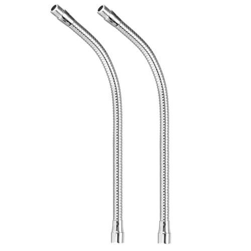 PATIKIL 15" Mikrofon Schwanenhals 2Stk 5/8"-27 Gewinde Metall Universal Schlauch Flexibler Arm Schwanenhals Rohr Verlängerung für Multifunktion Heimwerker Silber Ton PATIKIL 15" Mikrofon Schwanenhals 2Stk 5/8"-27 Gewinde Metall Universal Schlauch Flexibler Arm Schwanenhals Rohr Verlängerung für Multifunktion Heimwerker Silber Ton von PATIKIL
