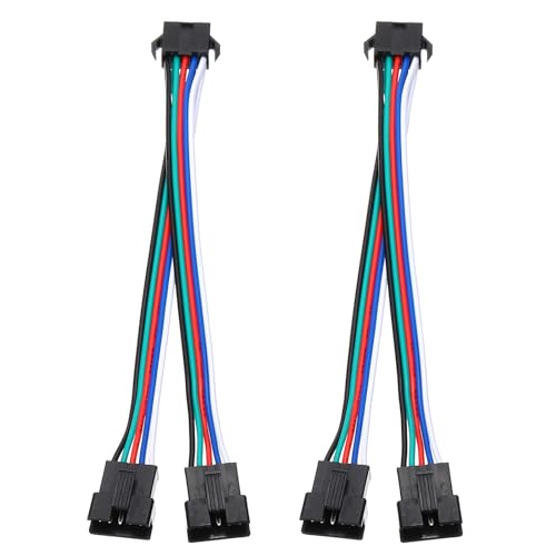 PATIKIL 15CM 1 zu 2 ARGB Splitterkabel, 2 STK. PWM-Lüfter RGB-Verlängerungskabel mit SM 5-poligem Stecker für Computer-Chassis-Motherboard PATIKIL 15CM 1 zu 2 ARGB Splitterkabel, 2 STK. PWM-Lüfter RGB-Verlängerungskabel mit SM 5-poligem Stecker für Computer-Chassis-Motherboard von PATIKIL