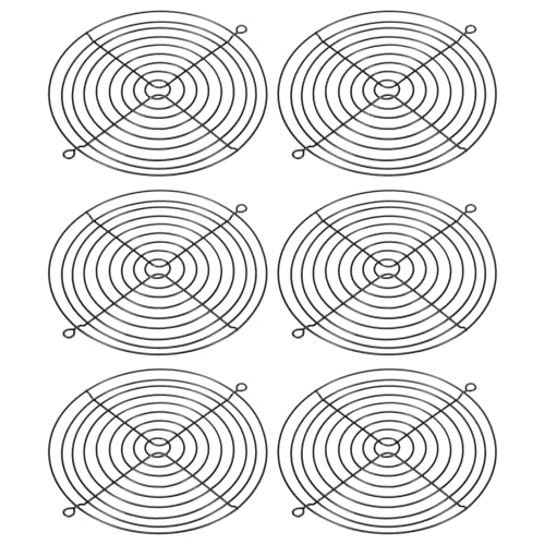 PATIKIL 171mm Lüfter-Fingergrill, 6er-Pack Metallgrill-Schutzgitter Lüfter-Schutzabdeckung für 171mm Abluftventilatoren Ausrüstung Computer DIY, Schwarz PATIKIL 171mm Lüfter-Fingergrill, 6er-Pack Metallgrill-Schutzgitter Lüfter-Schutzabdeckung für 171mm Abluftventilatoren Ausrüstung Computer DIY, Schwarz von PATIKIL