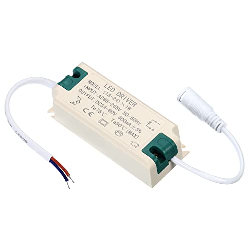 PATIKIL 18-24W 300mA LED-Treiber AC 85-265V Ausgang 54-80V DC Buchse Anschluss Konstantstrom Gleichrichter Transformator Externe Stromversorgung PATIKIL 18-24W 300mA LED-Treiber AC 85-265V Ausgang 54-80V DC Buchse Anschluss Konstantstrom Gleichrichter Transformator Externe Stromversorgung von PATIKIL