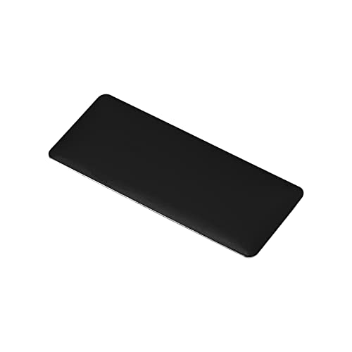 PATIKIL 2"x1"x0,04" Metall Namensschild 20 Pack eloxiert Aluminium leere Platte schwarz von PATIKIL