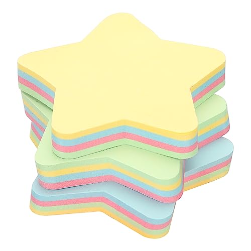 PATIKIL 2.7 x 2.7" Stern Form Klebrig Hinweis 3 Polster Niedlich Selbsthaftend Memo Polster Glänzende Bunte 100 Blätter/Pad für Hause Büro 4 Farben PATIKIL 2.7 x 2.7" Stern Form Klebrig Hinweis 3 Polster Niedlich Selbsthaftend Memo Polster Glänzende Bunte 100 Blätter/Pad für Hause Büro 4 Farben von PATIKIL