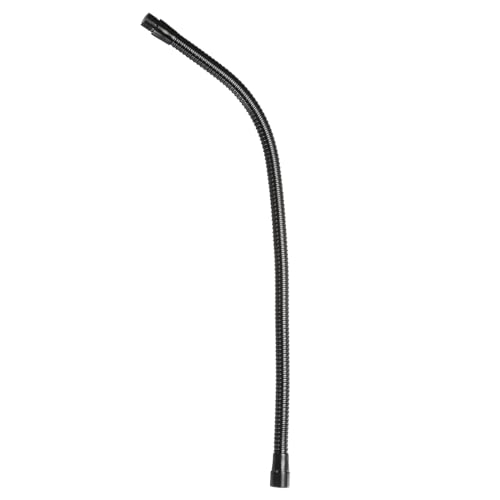 PATIKIL 20" Mikrofon Schwanenhals 1stk 5/8"-27 Gewinde Metall Universal Schlauch Flexibler Arm Schwanenhals Rohr Verlängerung für Multifunktion Heimwerker Schwarz von PATIKIL