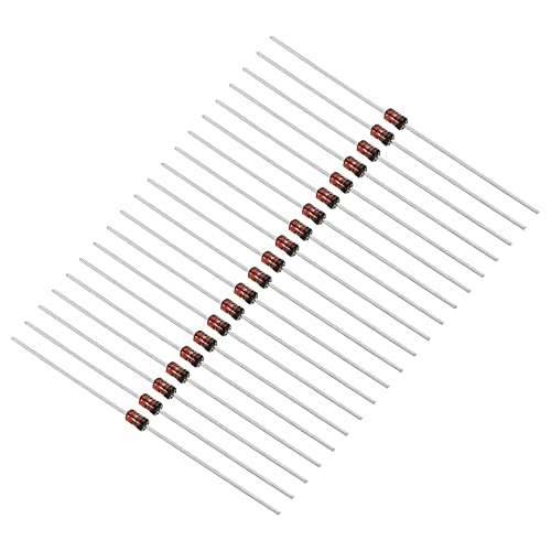 PATIKIL 20Stk Zener Diode 1W Zenerdioden Sortiment 10V DO-41 für Herstellung Experimente von PATIKIL