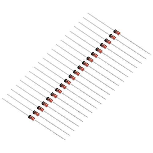 PATIKIL 20Stk Zener Diode 1W Zenerdioden Sortiment 24V DO-41 für Herstellung Experimente von PATIKIL