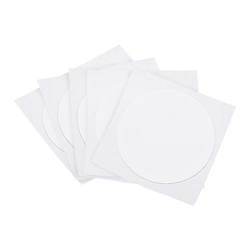 PATIKIL 25mm/1" Durchm NFC Aufkleber 5 Pack NTAG215 Etikett Aufkleber 504 Bytes Speicher Vollständig Programmierbar Leere Rund NFC Etiketten für Handy NFC-fähiges Gerät Weiß von PATIKIL