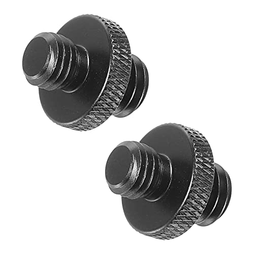 PATIKIL 2Pack Mikrofonstativ Adapter M8 Stecker an 3/8 Stecker Gewinde Stativ Schraube Adapter Doppelseiten Kamera Schraube für Mikrofon Stativständer Schwarz PATIKIL 2Pack Mikrofonstativ Adapter M8 Stecker an 3/8 Stecker Gewinde Stativ Schraube Adapter Doppelseiten Kamera Schraube für Mikrofon Stativständer Schwarz von PATIKIL