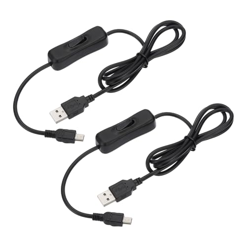 PATIKIL 3,28ft USB-Verlängerungskabel mit Ein/Aus-Schalter, 2 Stück Mini-USB-Male-Datenunterstützung-Stromversorgungskabel 4-Kern-Draht für LED-Streifen-Schreibtischlampe Ventilator PATIKIL 3,28ft USB-Verlängerungskabel mit Ein/Aus-Schalter, 2 Stück Mini-USB-Male-Datenunterstützung-Stromversorgungskabel 4-Kern-Draht für LED-Streifen-Schreibtischlampe Ventilator von PATIKIL