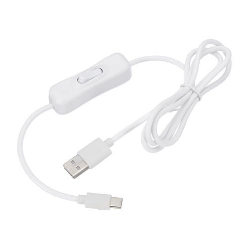 PATIKIL 3,28ft USB-Verlängerungskabel mit Ein-/Aus-Schalter, Typ C zu USB-Male-Datenunterstützung Stromversorgungskabel 4-Kern-Draht für LED-Streifen-Schreibtischlampe Ventilator, Weiß PATIKIL 3,28ft USB-Verlängerungskabel mit Ein-/Aus-Schalter, Typ C zu USB-Male-Datenunterstützung Stromversorgungskabel 4-Kern-Draht für LED-Streifen-Schreibtischlampe Ventilator, Weiß von PATIKIL