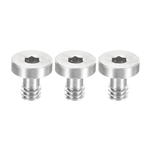 PATIKIL 3-Pack Kamera Schnellspannschraube Stativschraube Edelstahl Sechskantschlitz Schraube für DSLR Kamera Rig 1/4"-20 Gewinde 13mm Länge silbern PATIKIL 3-Pack Kamera Schnellspannschraube Stativschraube Edelstahl Sechskantschlitz Schraube für DSLR Kamera Rig 1/4"-20 Gewinde 13mm Länge silbern von PATIKIL