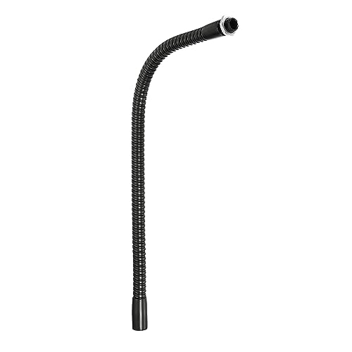 PATIKIL 30cm/12" Mikrofon Schwanenhals M10 Schlauch Flexibel Arm Verlängerung Schwarz von PATIKIL